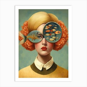 Fish Eyes Art Print