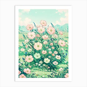 Field Of Flowers Art Print