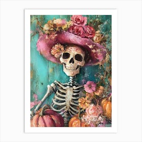 Day Of The Dead Skeleton 6 Art Print