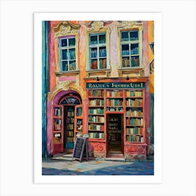 Warsaw Book Nook Bookshop 4 Art Print