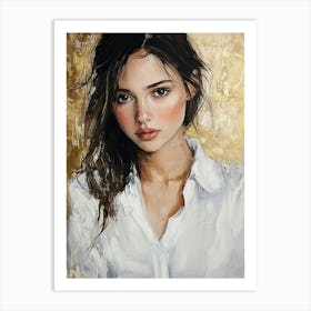 Portrait Of A Woman 4 Art Print