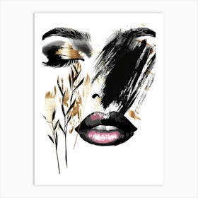 Woman'S Face 59 Art Print