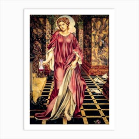 Medea Carrying Potion in HD by Evelyn de Morgan 1903 | Antique Elixir Aqua Tofana Mythological Goddess Art Art Print