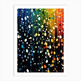 Rainbow Dots Art Print