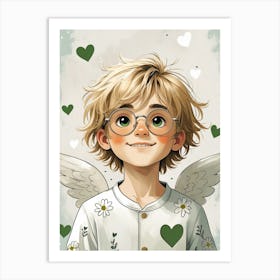 Angel Boy Art Print