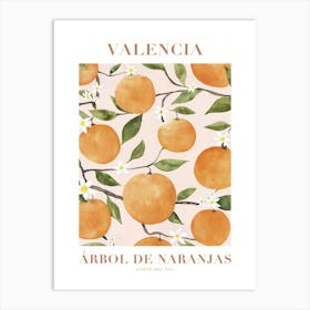 Valencia Arbol De Narmanas Art Print