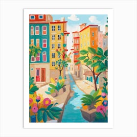 City In Bloom Art Print