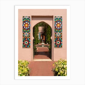 Door In Morocco Art Print