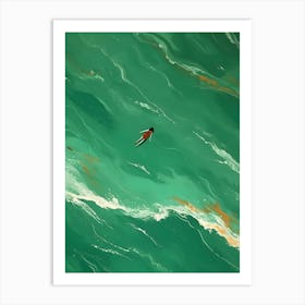 Surfer Girl Art Print