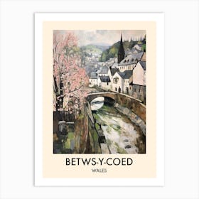 Betws Y Coed (Wales) Painting 1 Travel Poster Art Print