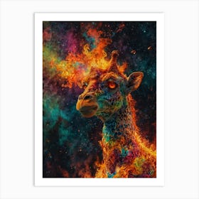 Giraffe 78 Art Print