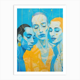 Three Women Art Print