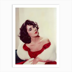 Elizabeth Taylor Art Print