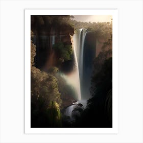 Fitzroy Falls, Australia Realistic Photograph (1) Art Print