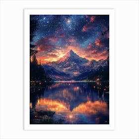 Starry Night 29 Art Print