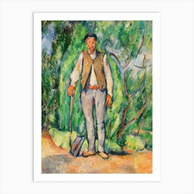 Gardener, Paul Cézanne Art Print