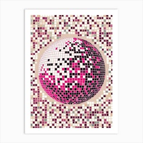 Disco Ball Vector 3 Art Print