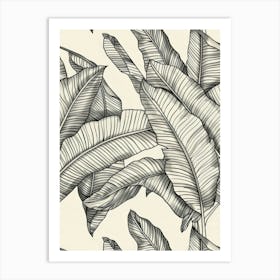 Banana Leaves 9 Art Print