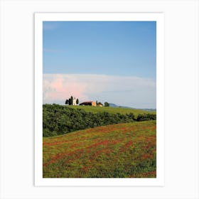 Italy Tuscany Villa 2 Art Print