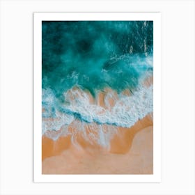 Aerial View Of The Ocean 3 Art Print