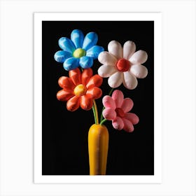 Bright Inflatable Flowers Daisy 2 Art Print