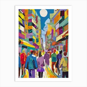 City Street 1 Art Print