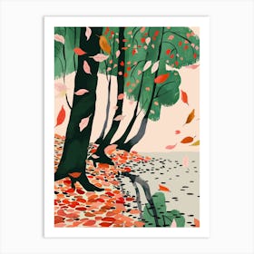 Autumn Leaves Art Print