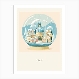 Lech Austria 2 Snowglobe Poster Art Print