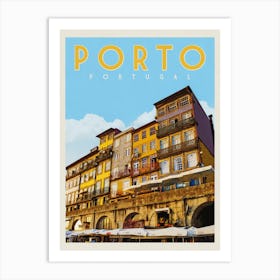 Porto Portugal Travel Poster Art Print