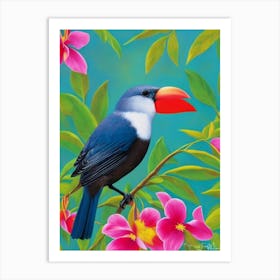 Cowbird 1 Tropical bird Art Print