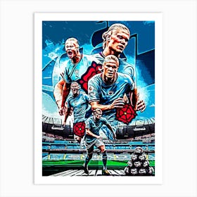 Manchester City 2 Art Print