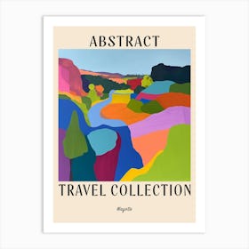 Abstract Travel Collection Poster Mayotte 2 Art Print