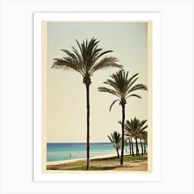 El Cotillo Beach Fuerteventura Spain Vintage Art Print