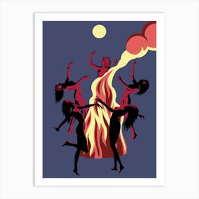 Modern Witches Art Print