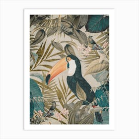 Jungle Toucan Art Print