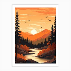 Autumn Landscape 5 Art Print