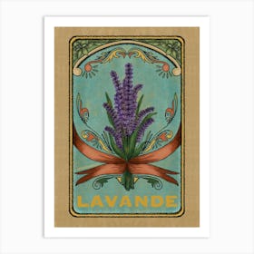 Countryside Lavender Art Print