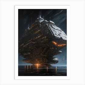 Spaceship 1 Art Print