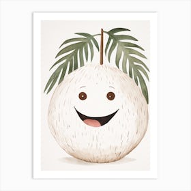 Friendly Kids Coconut 1 Art Print