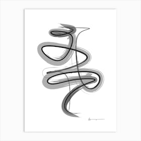 Spiral Strokes 2 Art Print