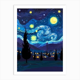 Starry Night 187 Art Print