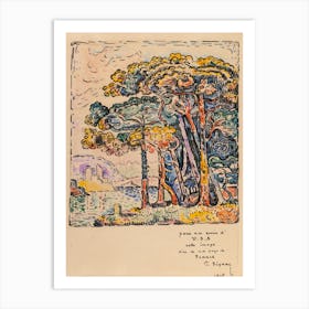 Landscape, Paul Signac Art Print