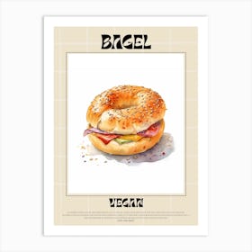 Vegan Bagel 2 Poster