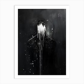 Dripping Man 1 Art Print