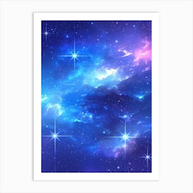 Galaxy Wallpaper 2 Art Print