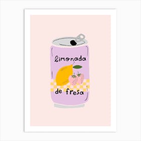 Strawberry Lemonade Art Print