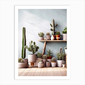 Cactus nature plant lover Art Print