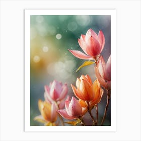 Magnolia Blossoms Art Print