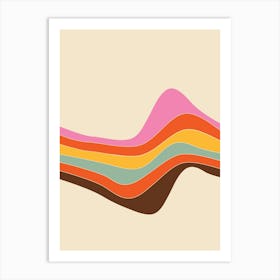 Wave Pattern Art Print