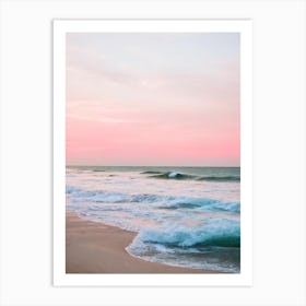 Crescent Beach, Florida Pink Photography 1 Art Print
